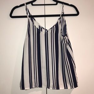 Striped lightweight cami